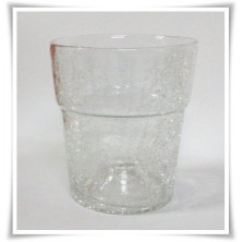 Kaja Glass|Szklana doniczka do storczyka, osłonka klasyczna H-16 cm D-13 cm