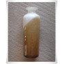 Kremowy wazon szklany kolorowy z artystycznego szkła butelka H-30 cm - 5