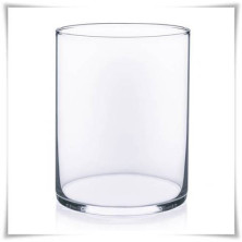Kaja Glass|Wazon szklany cylinder H-20 cm D-15 cm zatapiany