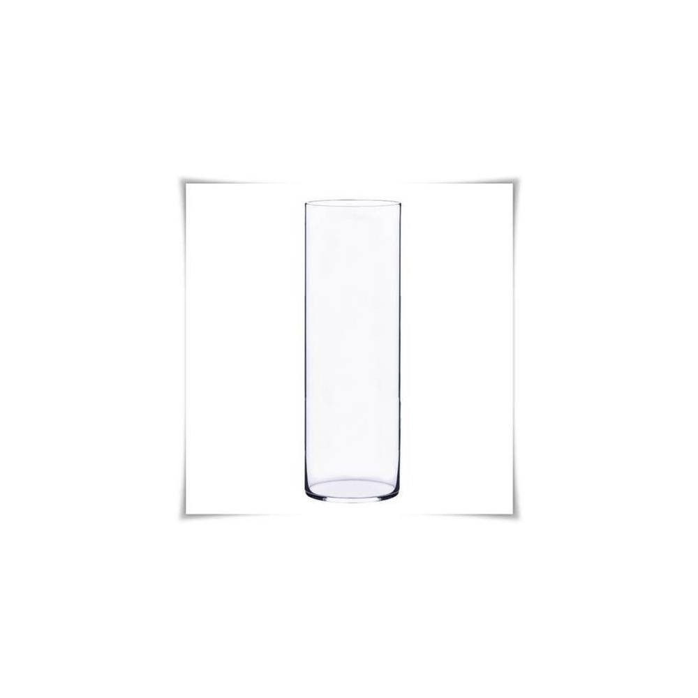 Kaja Glass|Wazon szklany cylinder H-50 cm D-15 cm zatapiany