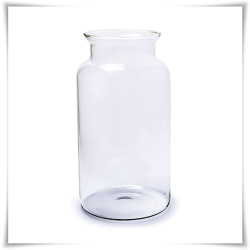 Kaja Glass|Szklany słoik ozdobny RW-332B H-35 cm D-19 cm