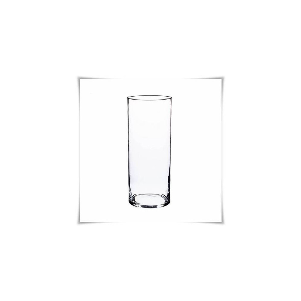 Kaja Glass|Wazon szklany cylinder H-25 cm D-10 cm zatapiany