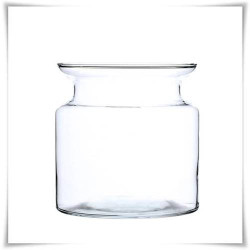 Kaja Glass|Las w słoiku, szklany słoik z korkiem RW-332F H-15 cm D-15 cm