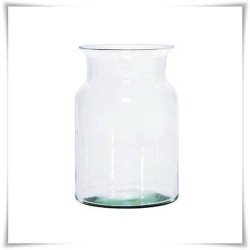 Słój szklany dekoracyjny W-332D1 H-18,5 cm D-11 cm / szkło ekologiczne - 2