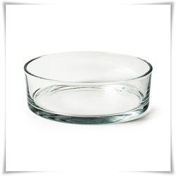 Kaja Glass|Miska, salaterka cylindryczna H-8 cm D-25 cm / grube szkło
