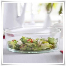Kaja Glass|Miska, salaterka cylindryczna H-8 cm D-25 cm / grube szkło