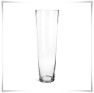 Wysoki wazon szklany KONISZ H-50 D-17 szlifowany - 2
