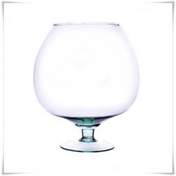 Kaja Glass|Szklany kielich na nóżce K-2 H-23 cm / szkło ekologiczne