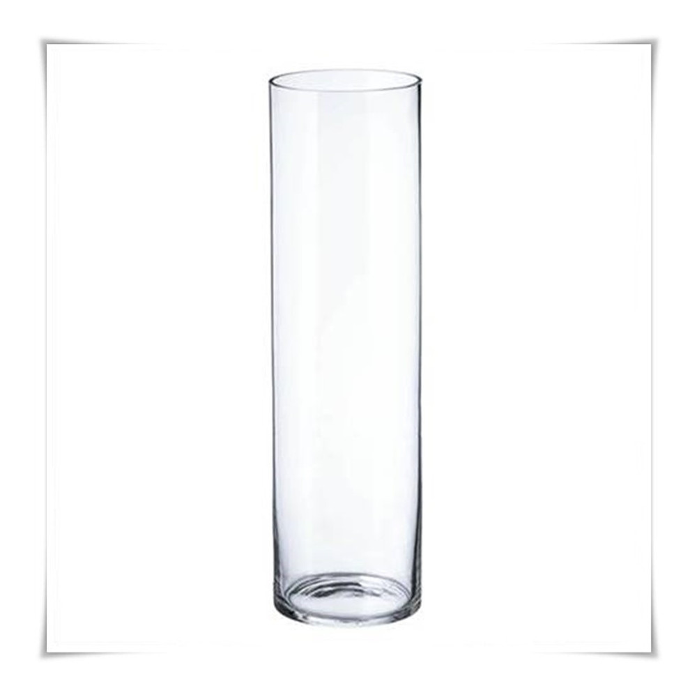 Wysoki wazon szklany cylinder H-60 cm D-15 cm zatapiany - 2