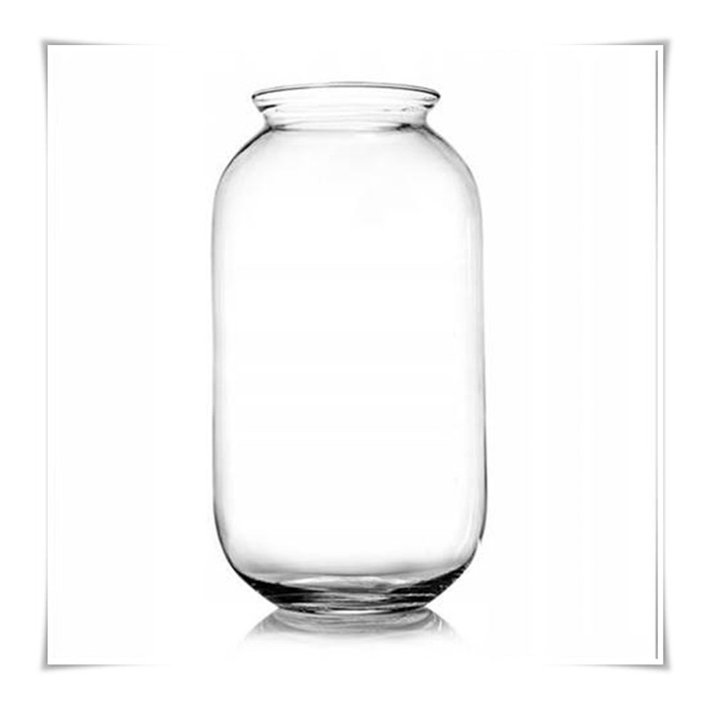 Kaja Glass|Szklany słoik ozdobny BAŃKA H-42 cm D-23 cm
