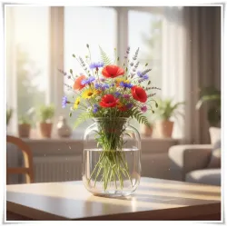 Szklany słoik ozdobny BAŃKA H-32 cm D-25 cm - 7