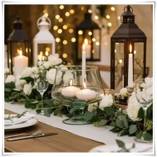 Salaterka szklana na nóżce KK-4 H-15,5 cm D-16 cm / szkło ekologiczne - 7