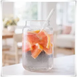 Wazon szklany cylinder, słoik KALLE M 15 cm - 4