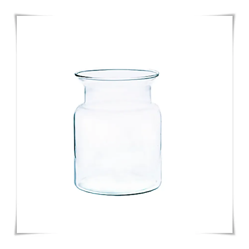 Słój szklany dekoracyjny W-332D1 H-18,5 cm D-11 cm / szkło ekologiczne - 2