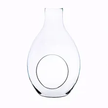 Szklany słoik ozdobny, naczynie z otworem  bocznym H-37 cm - 9