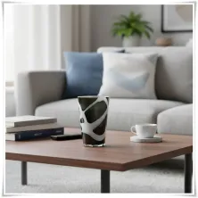Wazon szklany kolorowy z artystycznego szkła BAOBAB 25 cm - 4