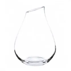Szklany słoik ozdobny KROPLA skos H-25,5 cm D-20 - 7