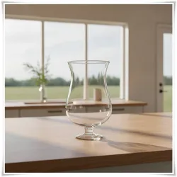 Szklany kielich na nóżce W-112 H-30 cm / szkło ekologiczne - 1
