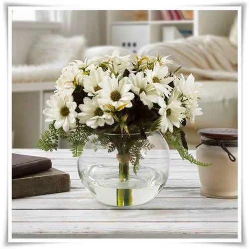 Wazon szklana kula dekoracyjna D-20 cm H-17 cm - 6