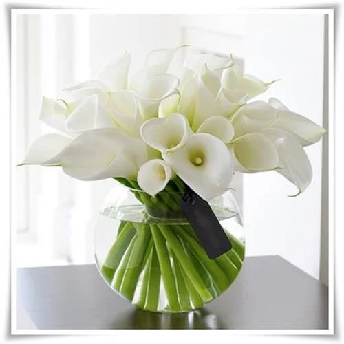 Wazon szklana kula dekoracyjna D-20 cm H-17 cm - 5