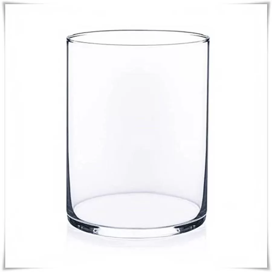 Wazon szklany cylinder H-20 cm D-15 cm zatapiany - 2