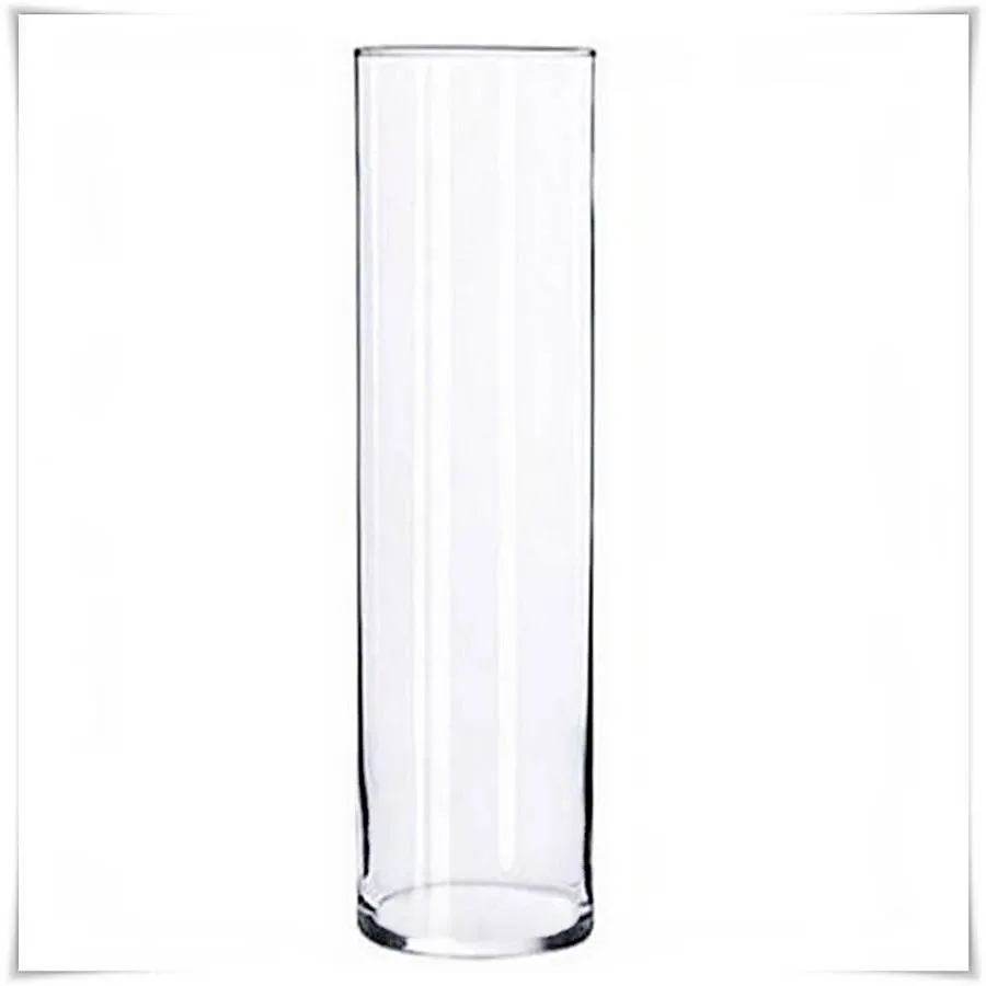 Wazon szklany cylinder H-50 cm D-12 cm zatapiany - 2