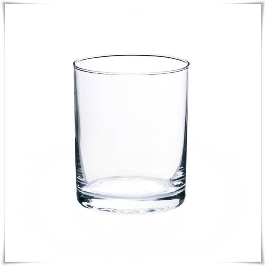 Wazon cylinder H-10,5 cm D-8 cm – szklany pojemnik dekoracyjny – Kaja-Glass