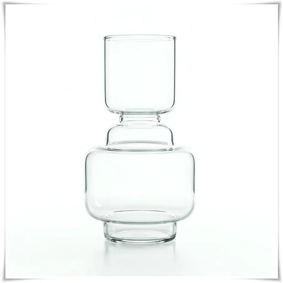 Flakon szklany SOL-718D, wazon H-40 cm / szkło ekologiczne – Kaja-Glass