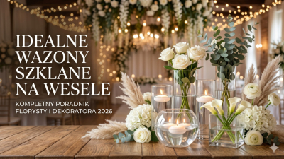 Jak wybrać idealne wazony szklane na wesele? Kompletny poradnik florysty i dekor